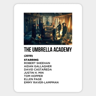 THE UMBRELLA ACADEMY CAST Magnet